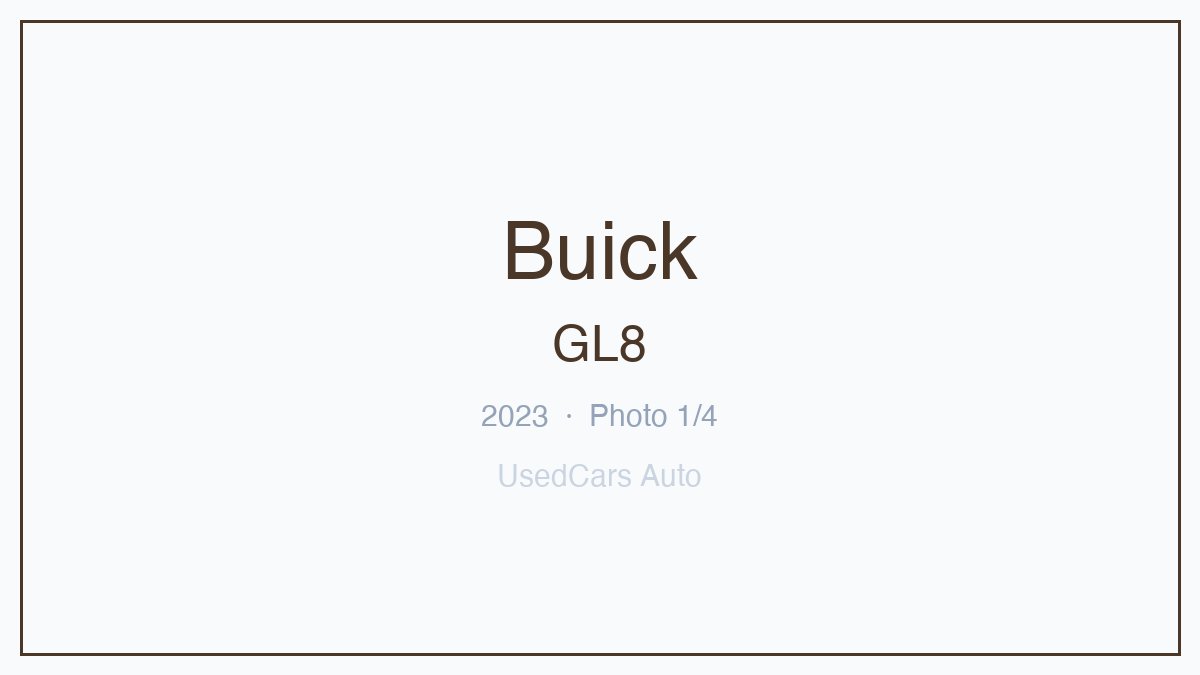2024 Buick GL8 2023 Land Business Edition Luxury