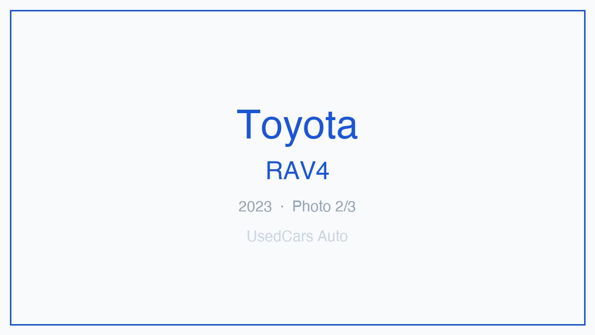 2023 Toyota RAV4 - Photo 2 of 3